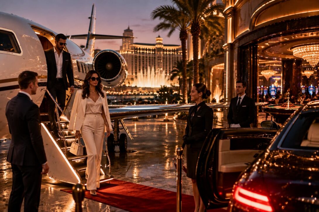 Private Jets and Luxury Casino Resort Travel