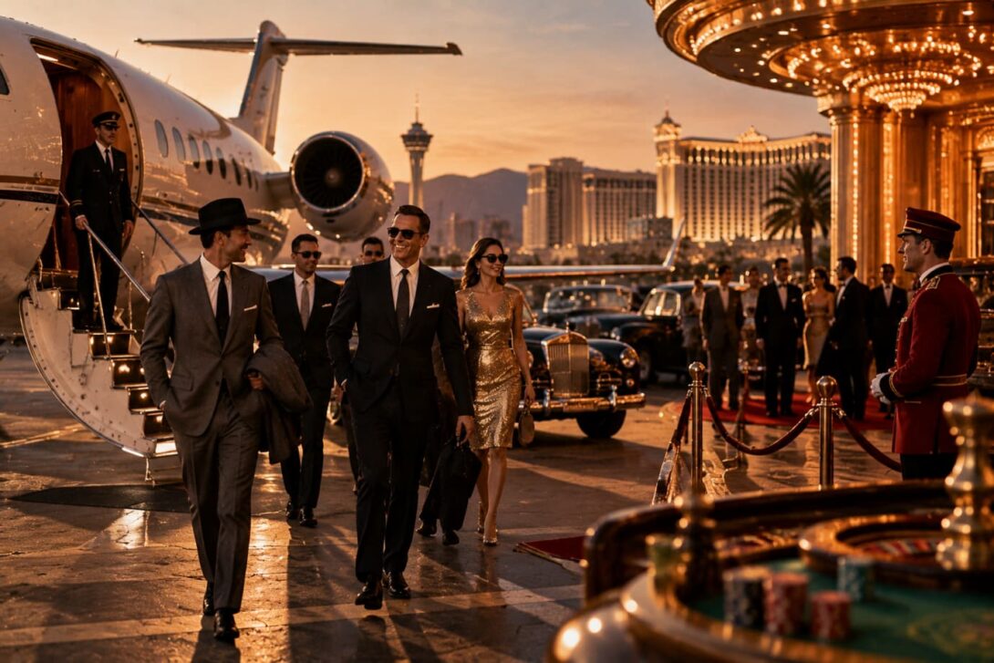 Private Jet Travel and Las Vegas Casino High Rollers